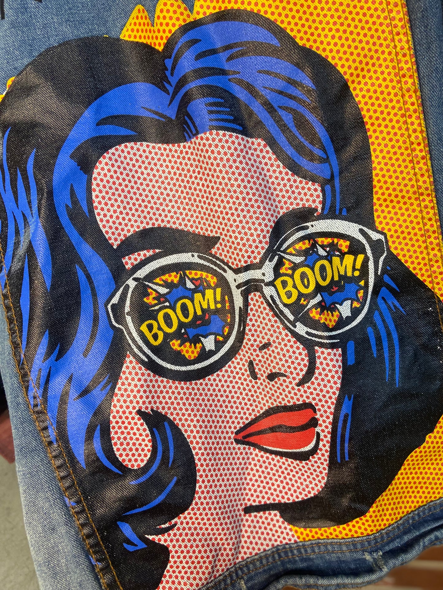 Pop Art Denim Jacket