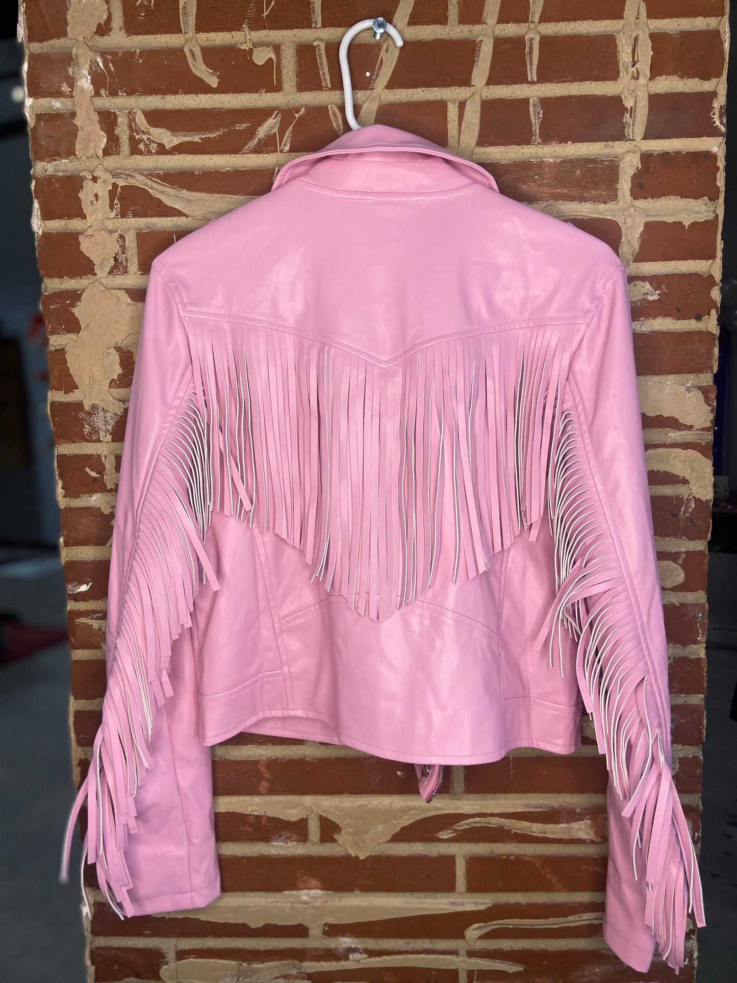 Pink Fringe Jacket