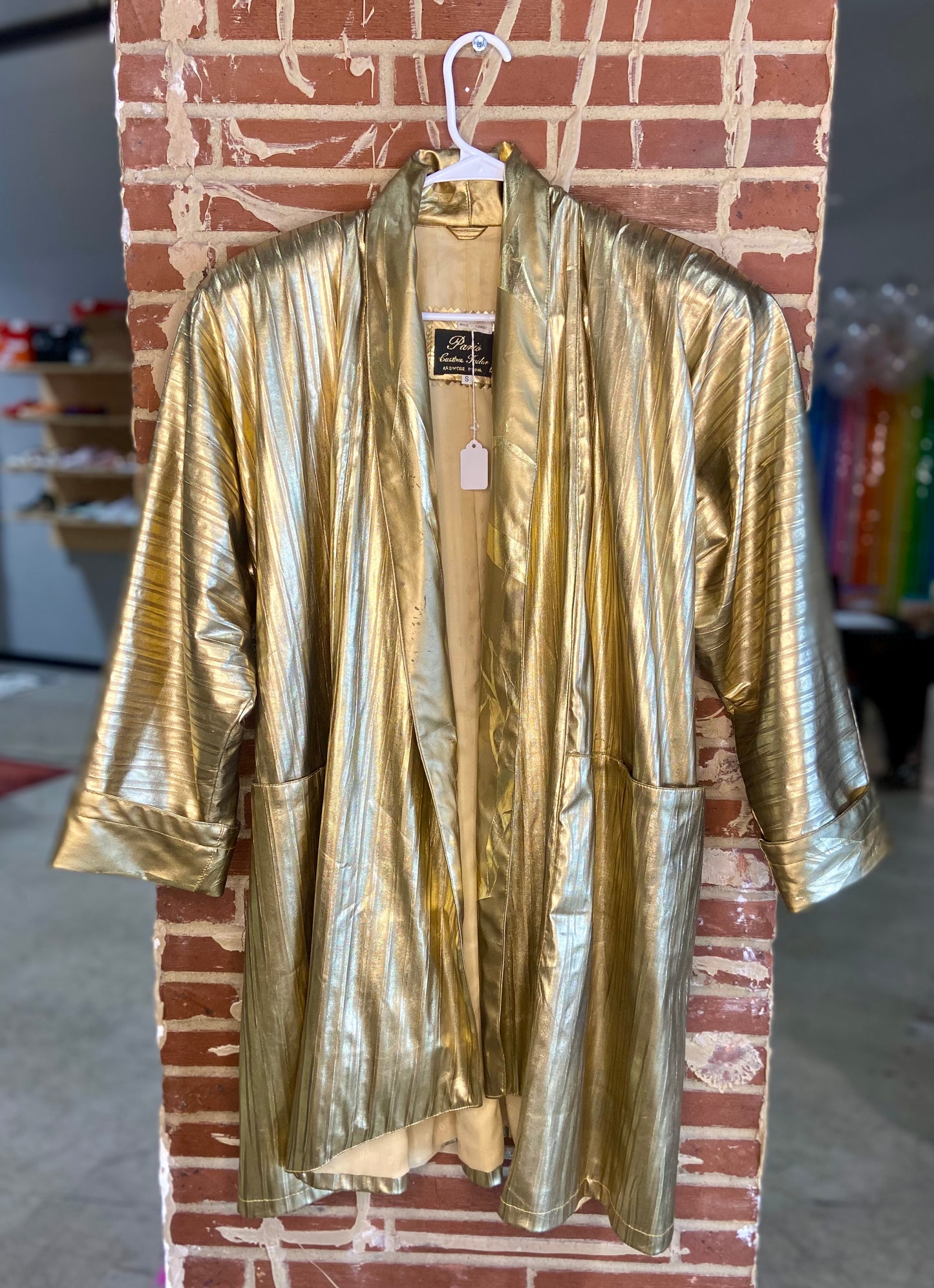 80s Metallic Gold Dream Jacket