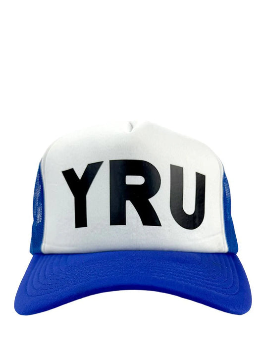 YRU TRUCKER HAT - BLUE/WHITE